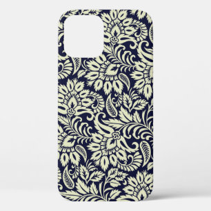 Funda Para iPhone 12 Diseño indio de cosecha de flores
