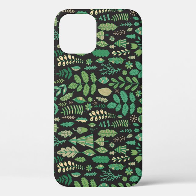 Funda De Case-Mate Para iPhone Diseño inmaculado con flores de bosque (Reverso )