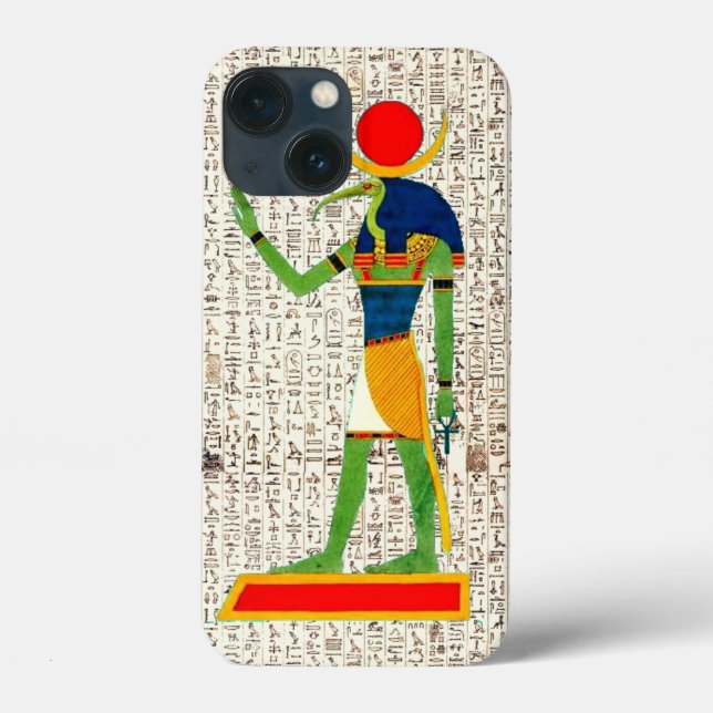 Funda De Case-Mate Para iPhone Diseño jeroglífico de Dios de la Antigua Egipto (Reverso )