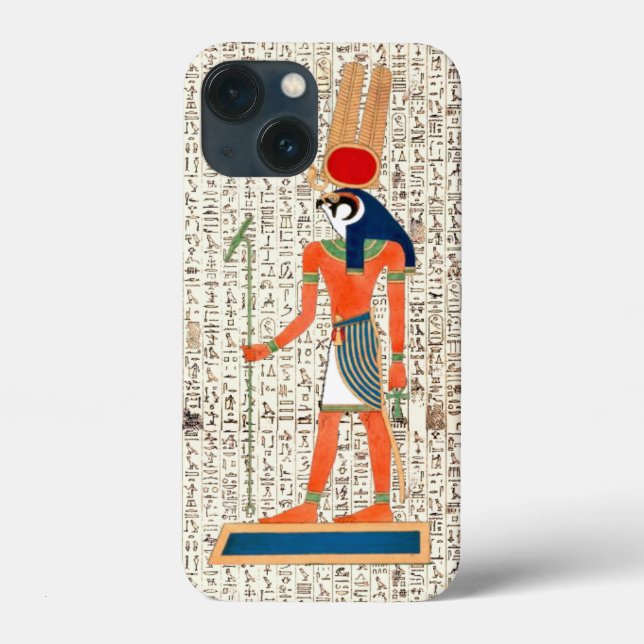 Funda De Case-Mate Para iPhone Diseño jeroglífico del antiguo Dios Egipcio Horus (Reverso )