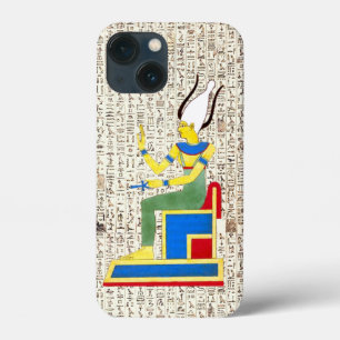 Funda Para iPhone 13 Mini Diseño jeroglífico del antiguo rey egipcio Faraón