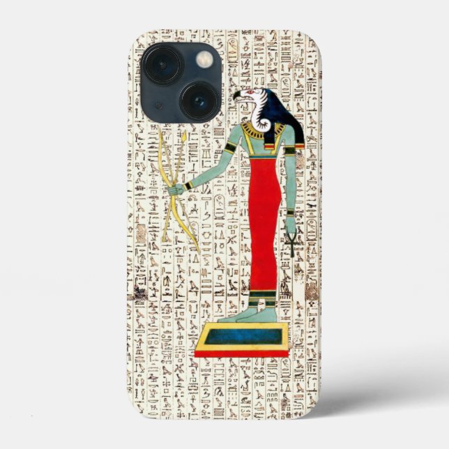 Funda De Case-Mate Para iPhone Diseño jeroglífico del Dios Antiguo Egipcio (Reverso )