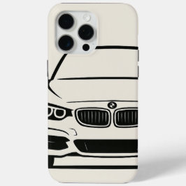 Funda Para iPhone 15 Pro Max Diseño limpio y elegante con carácter negrita