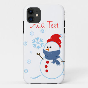 Funda Para iPhone 11 Diseño lindo del muñeco de nieve