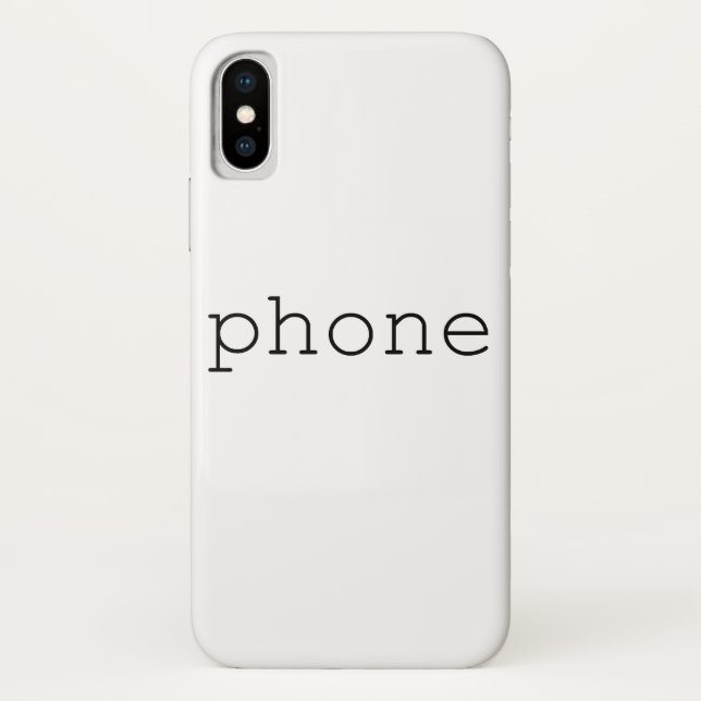 Funda De Case-Mate Para iPhone Diseño literario - Teléfono (Reverso)