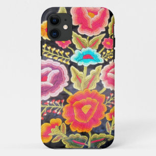 Funda Para iPhone 11 Diseño mexicano del bordado