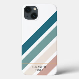 Funda Para iPhone 13 Diseño minimalista en tonos pastel