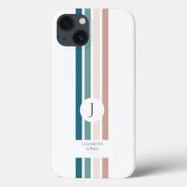Funda Para iPhone 13 Diseño minimalista en tonos pastel