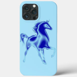 Funda Para iPhone 13 Pro Max Diseño moderno de Caballo Azul
