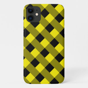 Funda Para iPhone 11 Diseño moderno para iPhone negro y amarillo