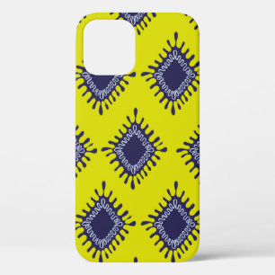 Funda Para iPhone 12 Diseño moderno tribal de ikat