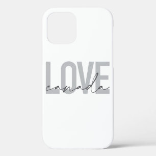 Funda Para iPhone 12 Diseño moderno, urbano, simple y genial. Amo Canad