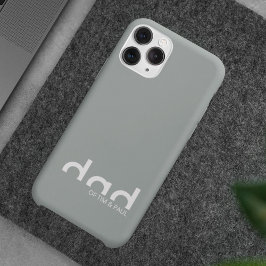 Funda Para iPhone 13 Diseño moderno y simple de papá con nombres de niñ