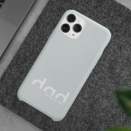 Funda Para iPhone 13 Diseño moderno y simple de papá con nombres de niñ