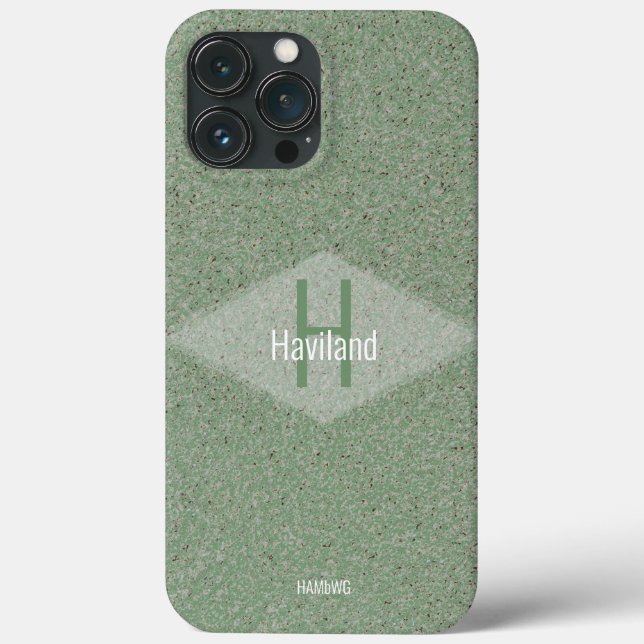 Funda De Case-Mate Para iPhone Diseño monocromático HAMbWG (Reverso )