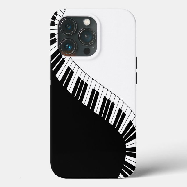 Funda De Case-Mate Para iPhone Diseño musical de teclado de piano (Reverso )