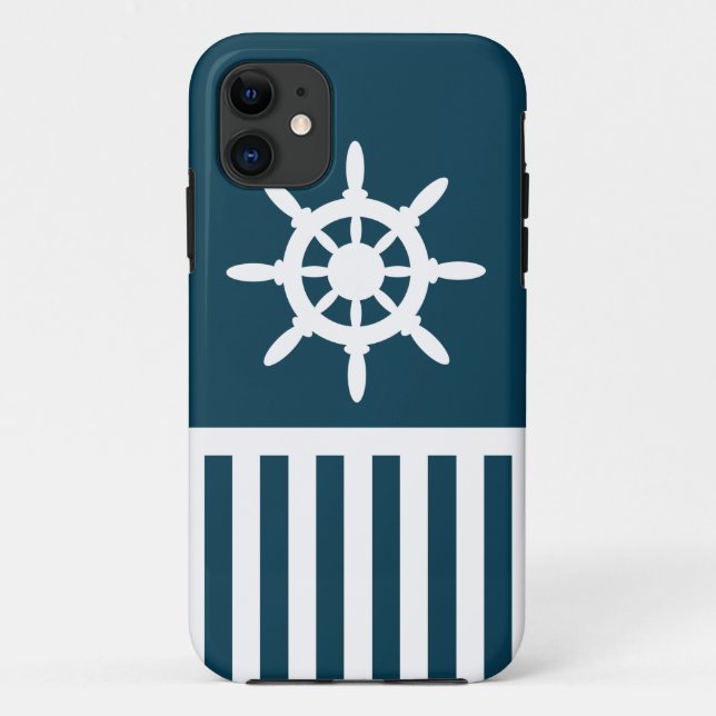 Funda De Case-Mate Para iPhone Diseño náutico (Reverso)