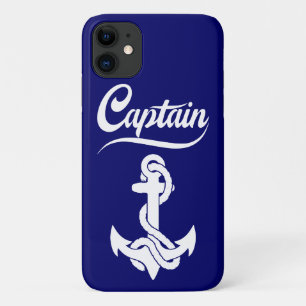 Funda Para iPhone 11 Diseño Náutico Ancla Barco de Vela Capitán