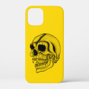title_seo2 Diseño negro y amarillo de cráneo de vampiros