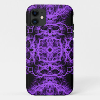 Funda Para iPhone 11 Diseño negro y púrpura gótico