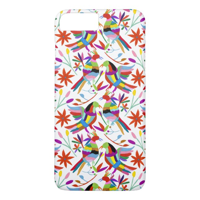 Funda De Case-Mate Para iPhone Diseño otomí moderno III (Reverso)