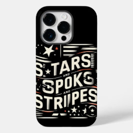 Funda Para iPhone 14 Pro De Case-Mate Diseño patriótico innovador: estrellas, libros, ba