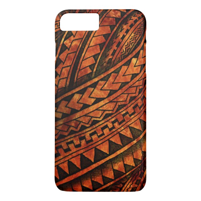 Funda De Case-Mate Para iPhone Diseño polinesio (Reverso)