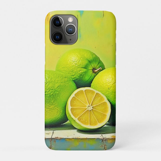 Funda De Case-Mate Para iPhone Diseño pop de verano brillante de Limes (Reverso)