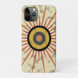 Funda Para iPhone 11 Pro Diseño Retro Boho de Explosión Solar