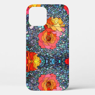 Funda Para iPhone 12 Diseño Rosa decorativo
