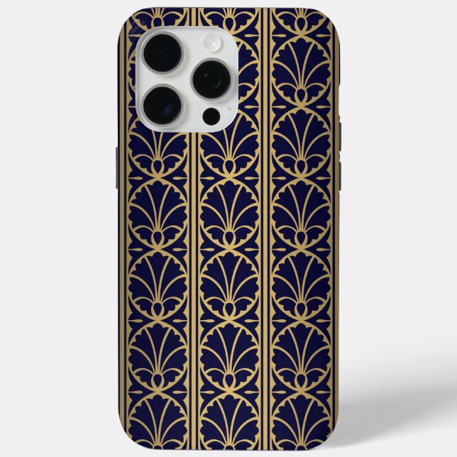 Funda De Case-Mate Para iPhone Diseño Textil De Lujo Art Decó. (Reverso )