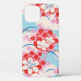 Funda Para iPhone 12 Diseño textil japonés #2