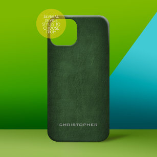 Funda Para iPhone 13 Pro Max Diseño texturizado con diseño de Green Manly