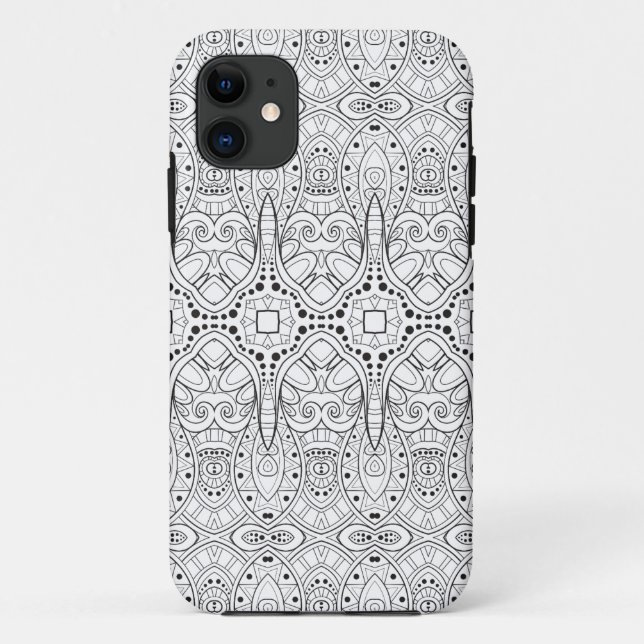 Funda De Case-Mate Para iPhone Diseño tribal de Zendoodle (Reverso)