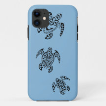 Diseño tribal del trío de la tortuga