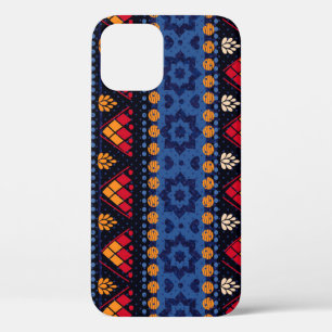 Funda Para iPhone 12 Diseño tribal: Modelo multifuncional sin foco.