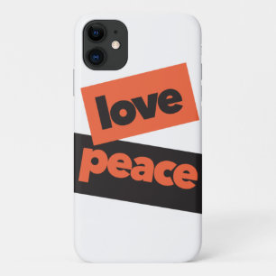 Funda Para iPhone 11 Diseño urbano vibrante, audaz y simple de Amor Paz