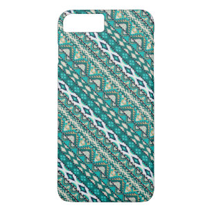 Funda Para iPhone 8 Plus/7 Plus Diseño verde lindo patrones aztecas diseño