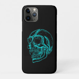 Funda Para iPhone 11 Pro Diseño verde y negro del cráneo de vampiros