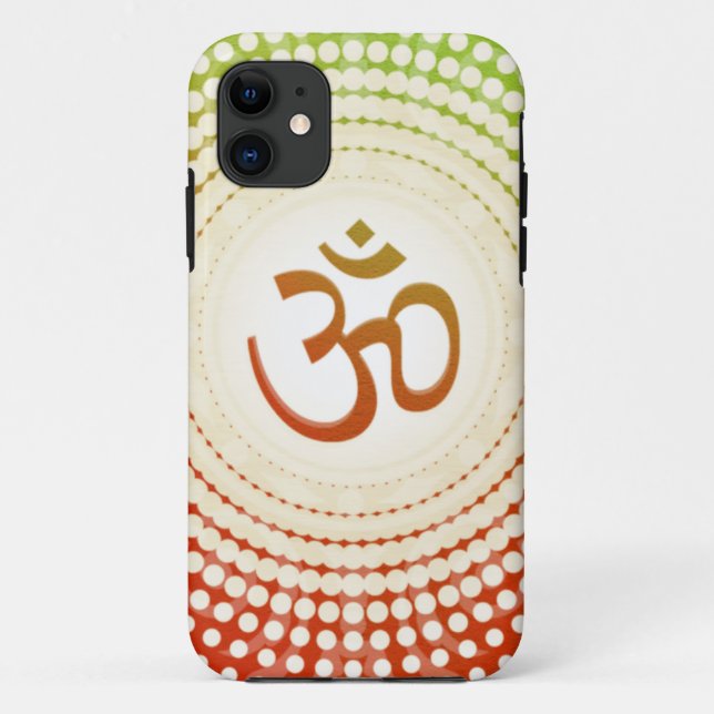 Funda De Case-Mate Para iPhone Diseño vibrante de Aum (Reverso)