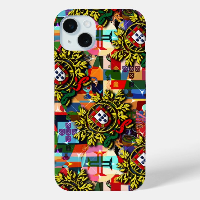 Funda De Case-Mate Para iPhone Diseños de Portugal (Reverso )