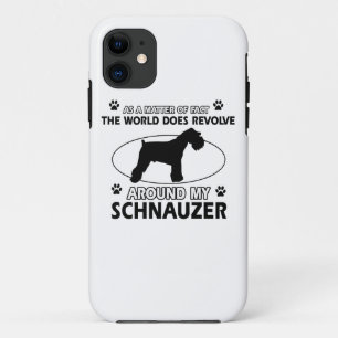 Funda Para iPhone 11 diseños divertidos del SCHNAUZER