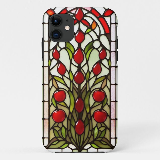 Funda De Case-Mate Para iPhone Diseños florales y geométricos vibrantes (Reverso)