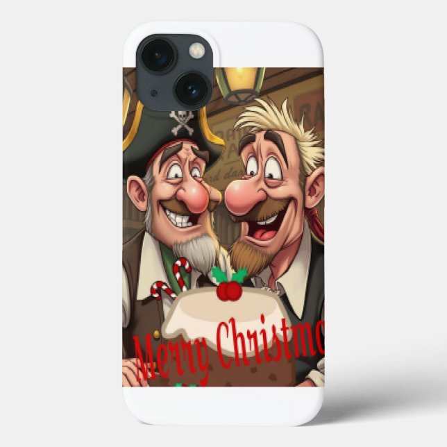 Funda De Case-Mate Para iPhone Disfruta de feliz navidad (Reverso)