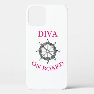 Funda Para iPhone 12 "Diva a bordo"