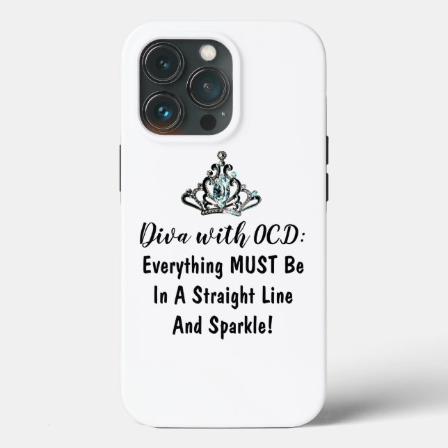 Funda De Case-Mate Para iPhone DIVA con OCD (Reverso )