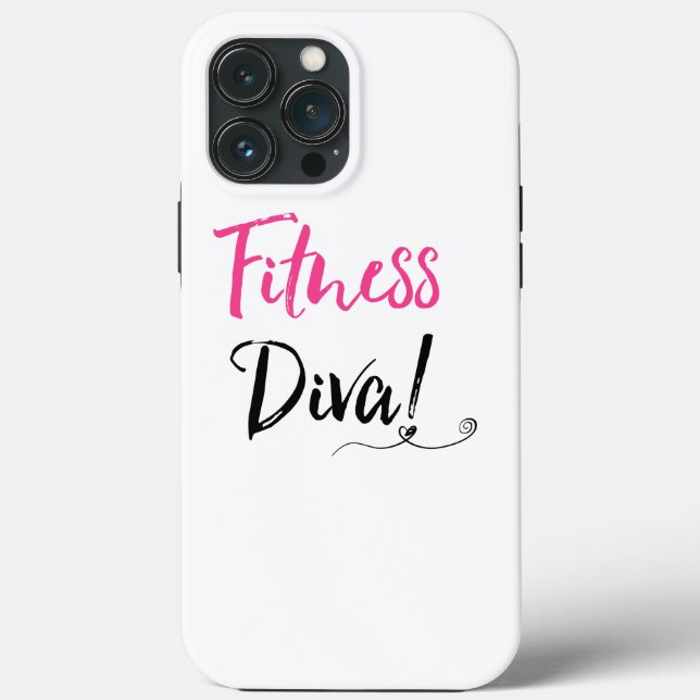 Funda De Case-Mate Para iPhone "¡Diva de fitness!" (Reverso )