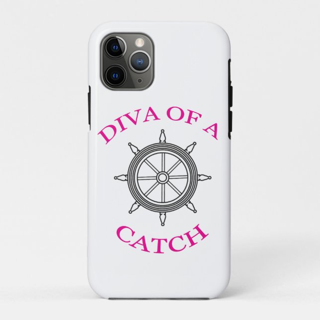 Funda De Case-Mate Para iPhone "Diva de una trampa" (Reverso)
