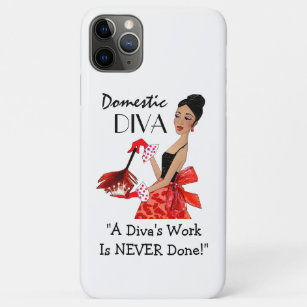 Funda Para iPhone 11 Pro Max "Diva doméstica" (diva afroamericana)