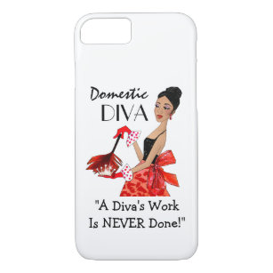 Funda Para iPhone 8/7 "Diva doméstica" (diva afroamericana)
